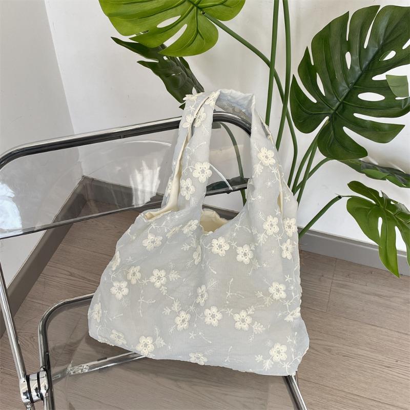 2 Новые вышитые литературные и художественные маленькие свежие феи холщовая сумка на плечо, сумка-шоппер для поездок на работу, большая вместимость, сумка-жилет