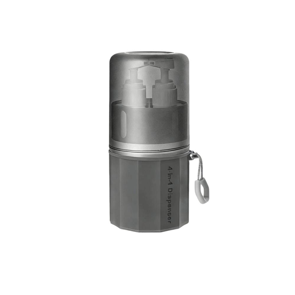 4in1 Travel Bottles Set Refillable Travel Dispenser Bottle  For Smooth Wall Surfaces