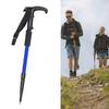 Regulable Aluminum Hiking Stick Portables Ergonomic Bent Handle Trekking Poles for Hiking and Outdoor Adventures