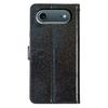 For iPhone 17 Air Wallet Case Glitter Anti-Scratch Leather Stand Phone Cover with Strap