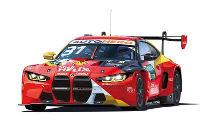 Гоночная серия BMW M4 GT3 2022 Чемпион DTM Пластиковая модель PN24045 Platz/NuNu 1/24 (Машина)