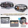 Spacious Business Commuter Laptop Bag with Accordion File Pocket and Gift Scrapbook Holder for Teachers and Professionals