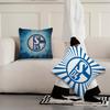 Football Club S-Schalke 04 History Cushion Cover Living Room Headboard Office Cushion Bedroom Cushion Sofa Nap Time Pillow Case