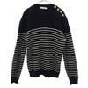 J.W.Anderson. Border Long Sleeve Sweater S Navy X White Knit Men's Used