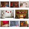 Photo Christmas Photography Props Background Cloth Vinyl Backdrop Xmas Studio