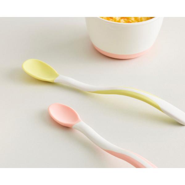 Набор мягких детских ложек Richell TLI, разноцветные, 2 комплекта