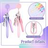 5In1 Nurse Pen Set Retractable Id Badge Clip Reels Holder Name Holder Ballpoint Pen Folding Scissors For Nursing Doctor