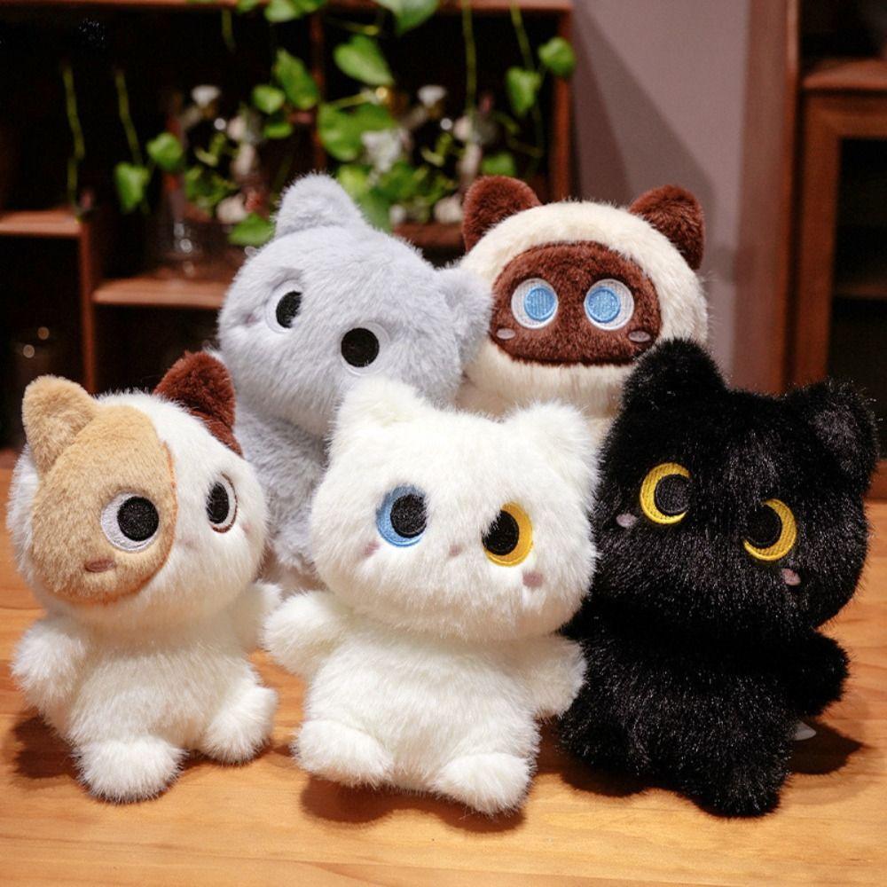 Ленивая плюшевая игрушка кошка рэгдолл сиамский котенок гетерохроматическая кошка кукла дети день рождения Рождество