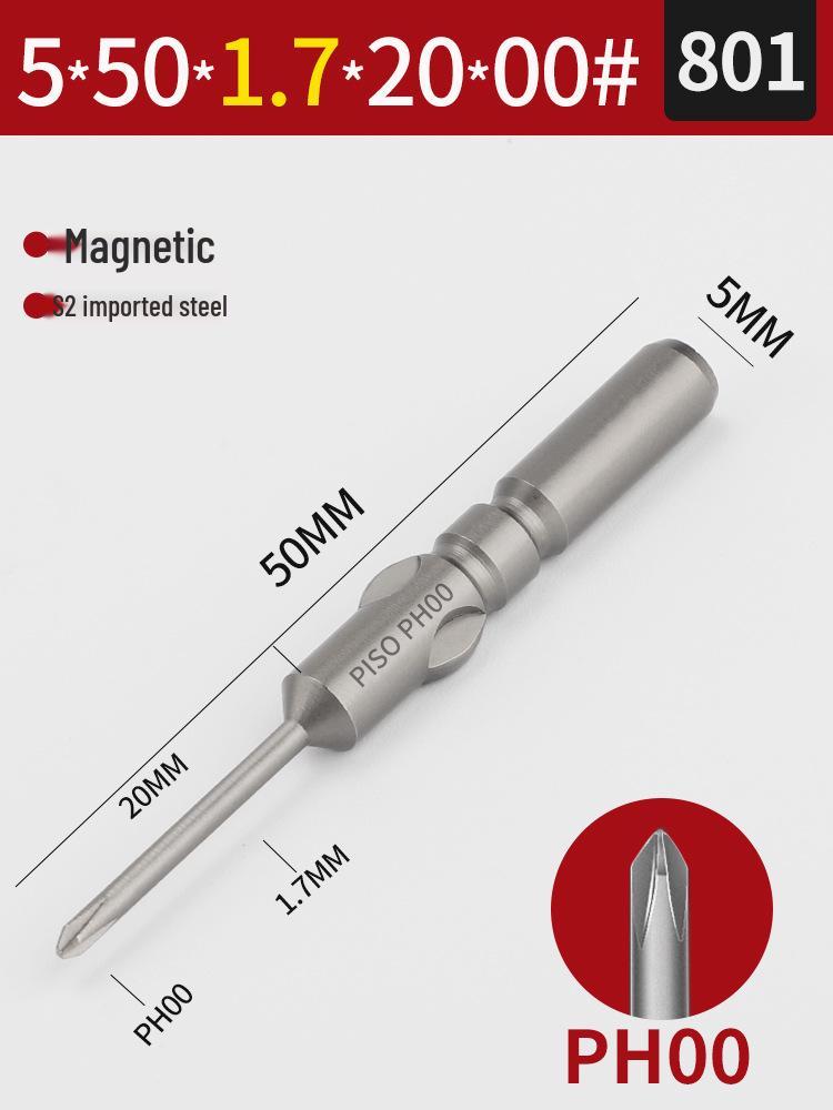 Импортные биты для магнитной электрической отвертки из стали S2 5 мм (801/800), Набор из 101 предмета