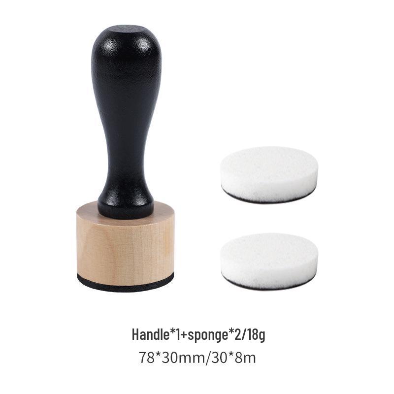 Набор штампов и трафаретов с деревянной ручкой для журналов и DIY чернильных проектов