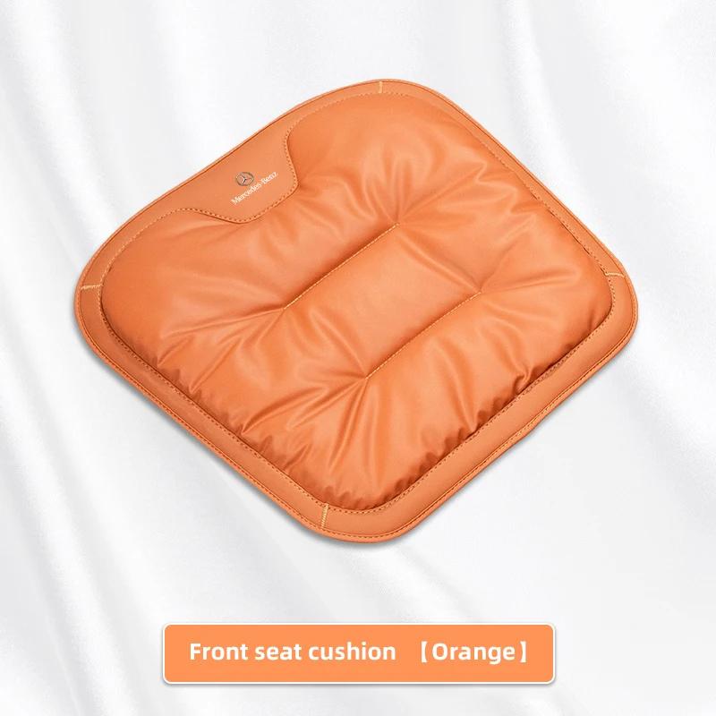 FIQ4 Hot 2025 Car Seat Cushion Cover Breathable Leather Protector Mat For Mercedes Benz AMG W203 W206 W220 W205 W211 W212 W201 W210 W