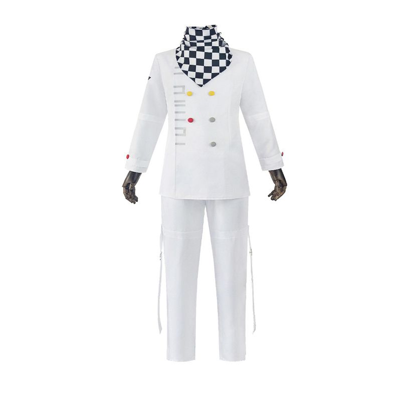 Аниме Danganronpa V3 Костюм для косплея Оума Кокичи Школьная форма Плащ Набор Полный