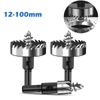 Hole Saw Set 12-100mm Hard Metal Drill Bits Heavy Duty Hole Opener Hole Cutter For Metal Stainless Steel Iron Wood Plastic Etc.