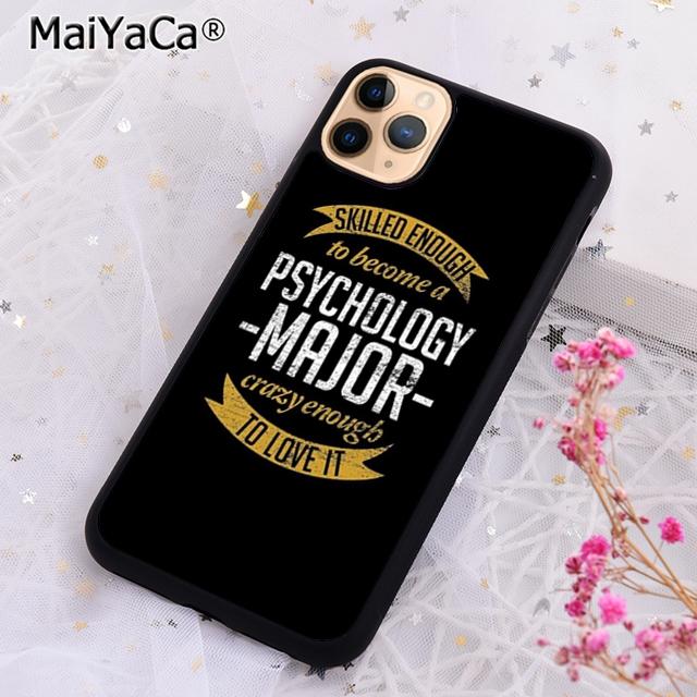 MaiYaCa Крутой Чехол для Телефона Психолог Профессия Психология Для iPhone 17 Air 16 15 plus 11 12 13 14 pro max