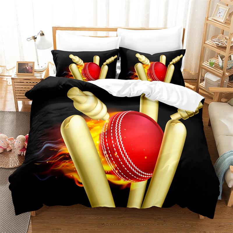 Футбольный комплект постельного белья Футбольный комплект постельного белья для мальчика-подростка Микрофибра Спортивный нарядный пододеяльник с рисунком футбольного мяча Покрывало