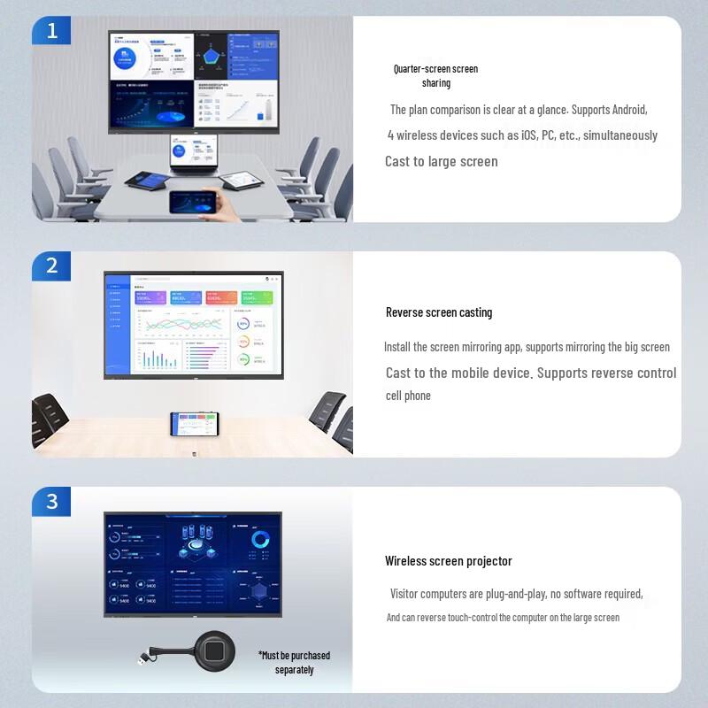 AOC 65-inch 4K Interactive Conference Display (CN version)