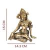 Brass Inderdev Statue | Height-15 Cm Aprrox. | Vastu Idol for Home and Office | Zonal Placement-East|