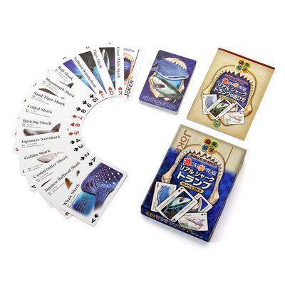 Каролата Настоящая акула Обучающие игральные карты 14 видов с викториной Игрушки-животные Развивающие игрушки Игральные карты Игры Энциклопедия Подарки Подарки (Акула / /