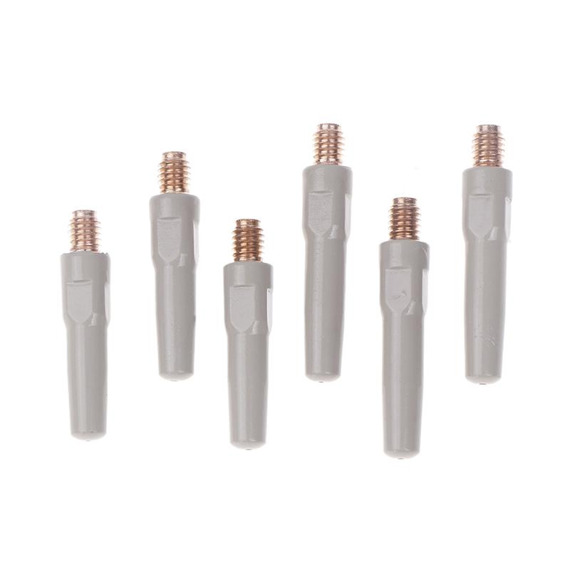 2 шт./компл. 15Ak сварочные контактные наконечники новое защитное покрытие 25 мм M6 газовый наконечник сопла 0,8–1,2 мм Mig сварочная горелка детали сварочного инструмента