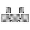 5pcs Mesh Grille Guards For Front Bumper Grille Lower Center Decorative Frame For BMW G87 M2 2023-2025 For Radiator Cooling Part