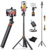 BGGCHEECA складной интегрированный шарнирный регулируемый штатив Android для смартфона, штатив для селфи с дистанционным управлением затвором для видеосъемки, самая прочная подставка для штатива