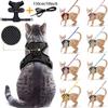 Puppy Mesh Small Cat Harness And Leash Set Adjustable Vest Antiescape Proof For Pet Kitten Easy Control Reflective Dogs Harness