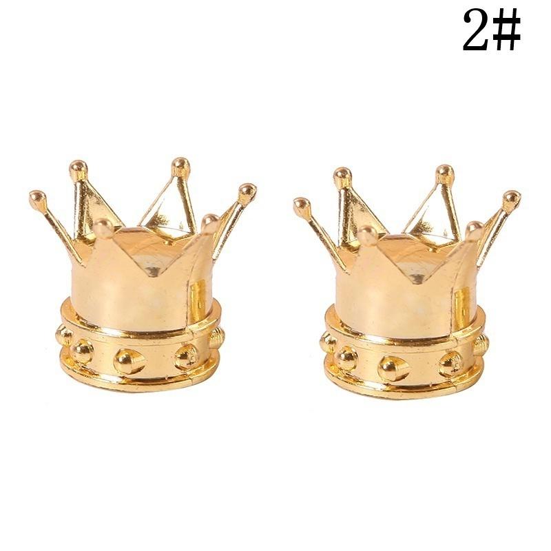 2 X Универсальные золотые колпачки на ниппель шины для автомобиля, грузовика, велосипеда, обода колеса, аксессуары для велосипеда