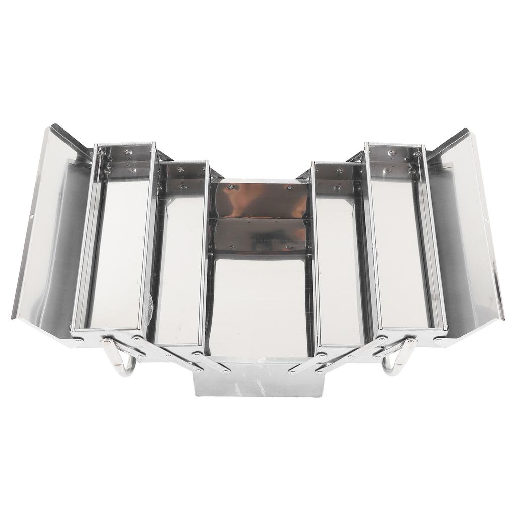 Консольный ящик для инструментов, складной металлический, портативный, для хранения, техническое обслуживание автомобиля, органайзер из нержавеющей стали 3