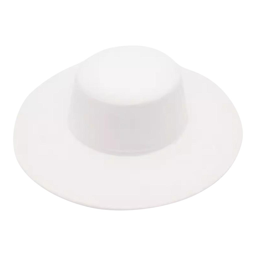 Winter Flat Top Woolen Hat Jazz Hat