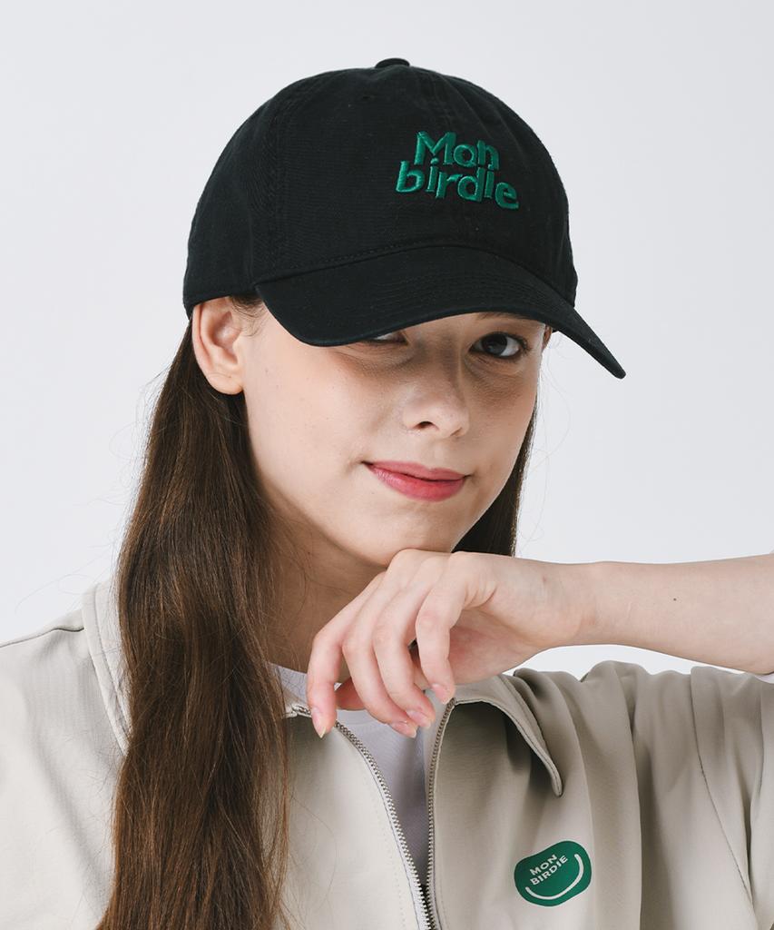 MONBIRDIE GOLF Стиранная бейсболка Черная