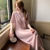 Летняя шелковая ночная рубашка с кружевом и леопардовым принтом - Женская роскошная одежда для сна с коротким рукавом
