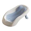 Baby Bath Support Non Slip Adjustable Angle PP TPE Newborn Bathtub Seat for Home Travel Blue