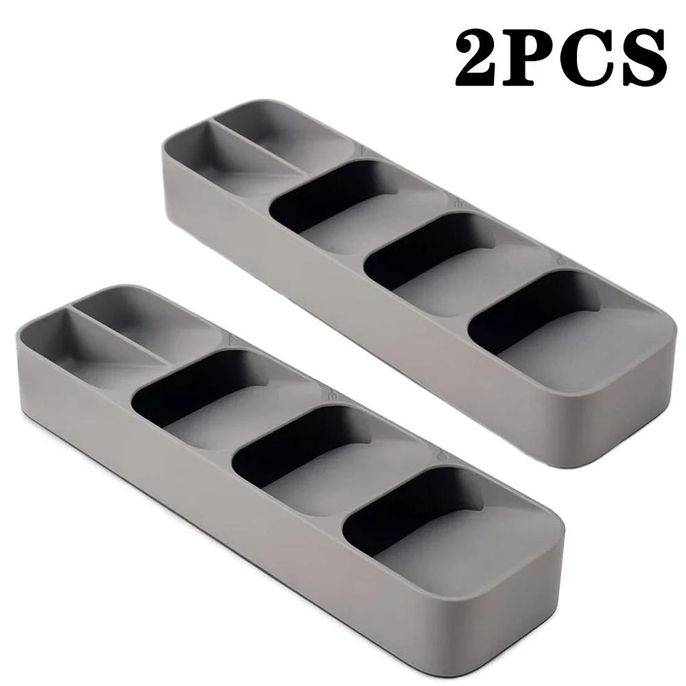Household Kitchen Drawer Dust-proof Compartments Tableware Organization and Storage Boxes Multi-purpose Cutlery Storage Tray