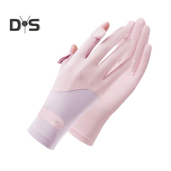 Тонкие солнцезащитные перчатки Ice Silk для женщин и мужчин, защита от ультрафиолета, перчатки для вождения и велоспорта с сенсорными пальцами, нескользящие, дышащие, летние перчатки для активного отдыха