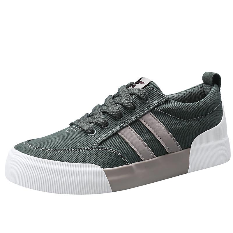 Весенние новые мужские туфли Niche Retro универсальные мужские парусиновые туфли повседневные тонкие повседневные низкие туфли мужские