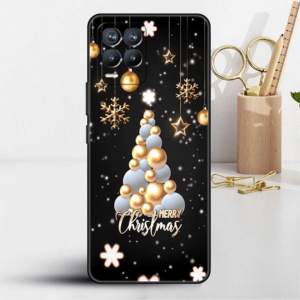 Чехол для Realme 8 C21y GT Neo 2 3 8i C21 7 C11 6 C12 C35 C3 GT 9 Pro C12 Master Funda Phone Cover Snow Merry Christmas
