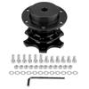Car Steering Wheel Hub Quick Release Adapter Snap Off Kit with Screws