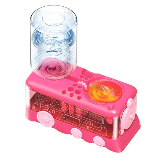 Очиститель кистей с поддоном для краски, циркуляцией воды, ополаскиватель для кистей с держателем для кистей, бутылка для воды 400 мл, дизайн поезда, инструмент для чистки кистей для рисования, подарок