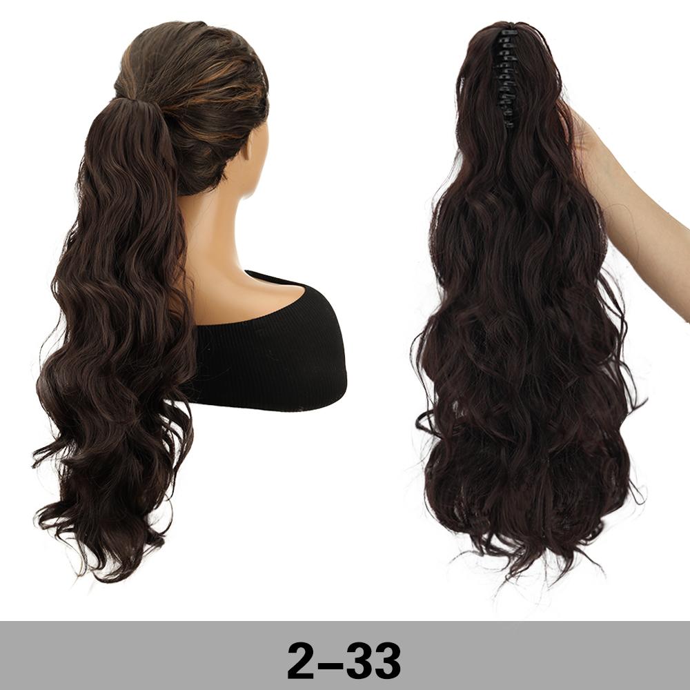 MISSQUEEN Синтетический коготь шнурок конский хвост парик-наращивание конский хвост длинный волнистый конский хвост высокотемпературное волокно для женщин косплей вечеринка одежда