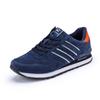 Lace Up Flat Shoes Round Toe Sneakers Mesh Breathable Sport Male Walking Shoes