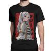 Япония Аниме Фрирен за гранью конца путешествия Графический принт Футболка Мужская Женская Харадзюку Мода Хлопок Удобная Мягкая Повседневная Оверсайз Топ Летний Новый Футболка