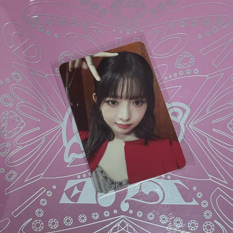 Альбом Ive Switch, неанонсированный, со мной, второй специальный бонус, официальная неанонсированная подлинная фансайн-карта с фотографией Jinpo Car Ray