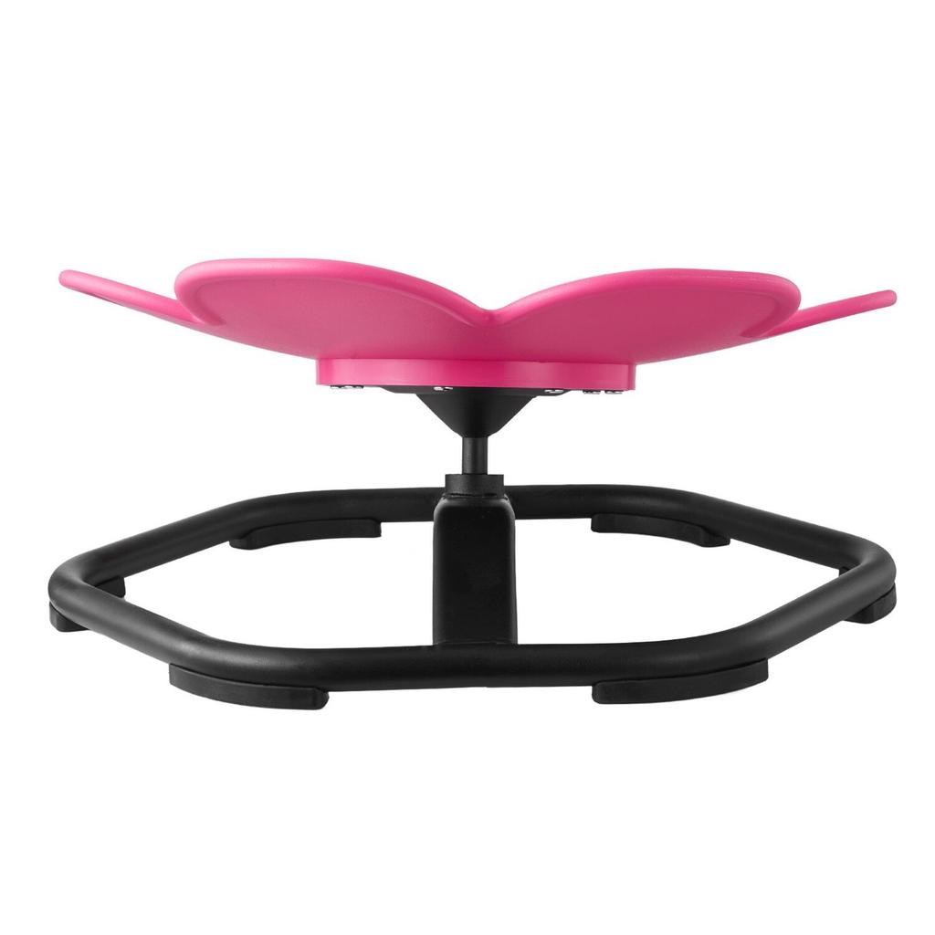 Kids Swivel Chair, 220 lbs Capacity, Flower Shape Sensory Spinning Chair, Autistic Kids Sensory Toy Seat with Non-Slip Metal Base, Toddler Sit & Spin