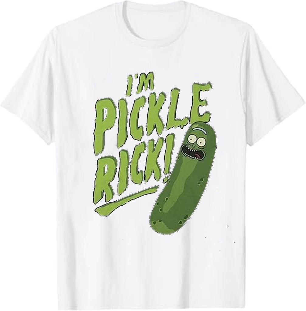 Я Огурец Рик Мужская футболка Крутой и Смешной Дизайн Морти Швифти Дизайн Шутки Уличная Одежда Повседневная Футболка Топ Смешные Футболки Хлопковые Футболки