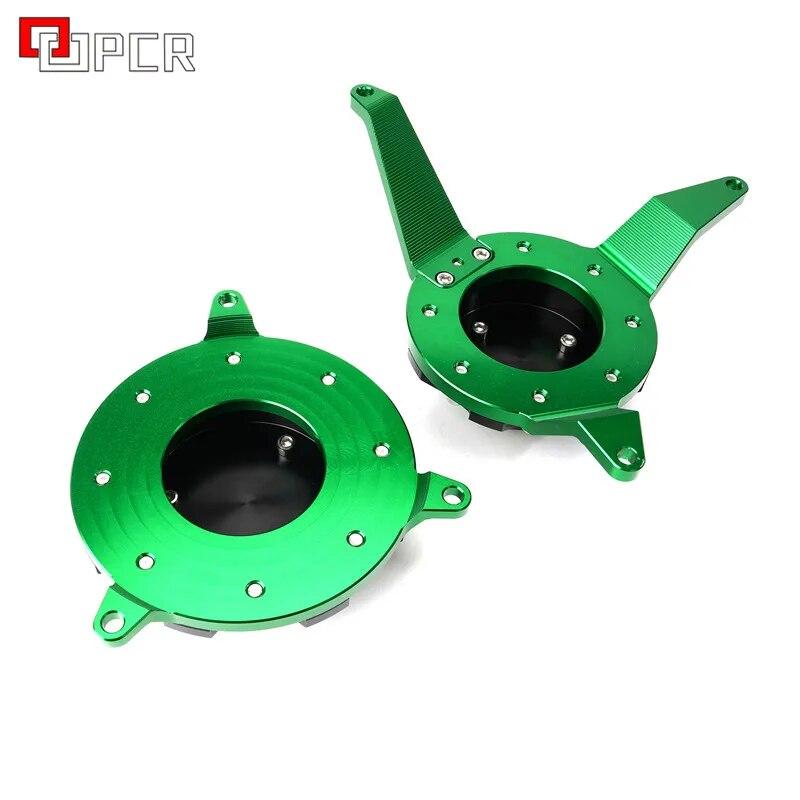 Зеленый черный мотоциклетный двигатель защита боковой статор корпус защита протектор для KWASAKI Z900 Z 900 z 900 2017 2018
