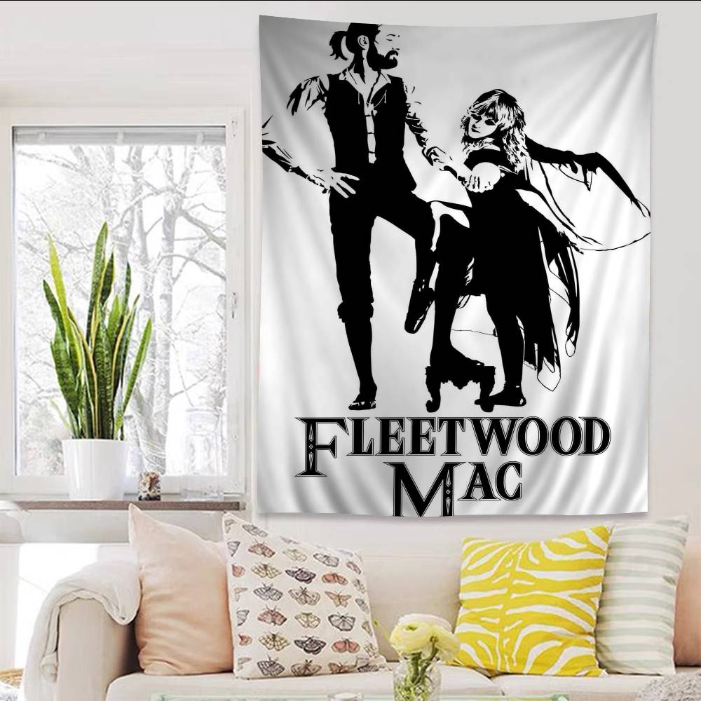 Fleetwood Band Mmac Classic Anime Tapestry Hanging Tarot Hippie Wall Rugs Dorm Home Decor