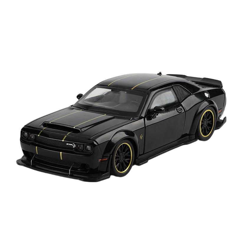 1:32 Dodge Challenger SRT Hellcat Redeye V8 Металлический Литой Модель из Сплава Американский Мускул Спортивный Автомобиль Коллекция Хобби Декорации
