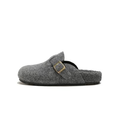 CM толстая подошва бархатный полуподнос осень и зима новый универсальный шерстяной теплый шерстяной хлопок обувь Boken одинарная обувь