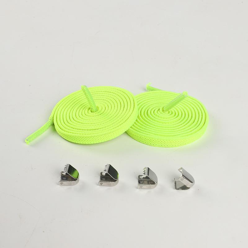 1 пара шнурков без завязок, эластичные шнурки, уличные кроссовки для отдыха, быстрые безопасные шнурки на плоской подошве для детей и взрослых, унисекс, ленивые шнурки