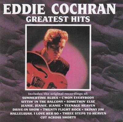 CD EDDIE COCHRAN - Greatest Hits D277371 Curb Records 1990 US Рок Б/У